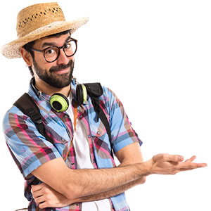 Happy Tourist